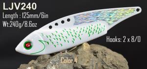 240g x 125mm Vibe  vibration jigs